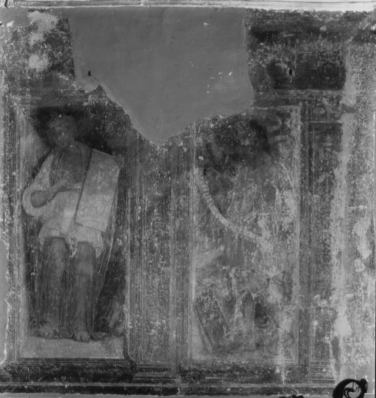 Profeti e Sibille (dipinto, insieme) di Nardini Francesco detto Santagnolo (attribuito) (metà sec. XVI)