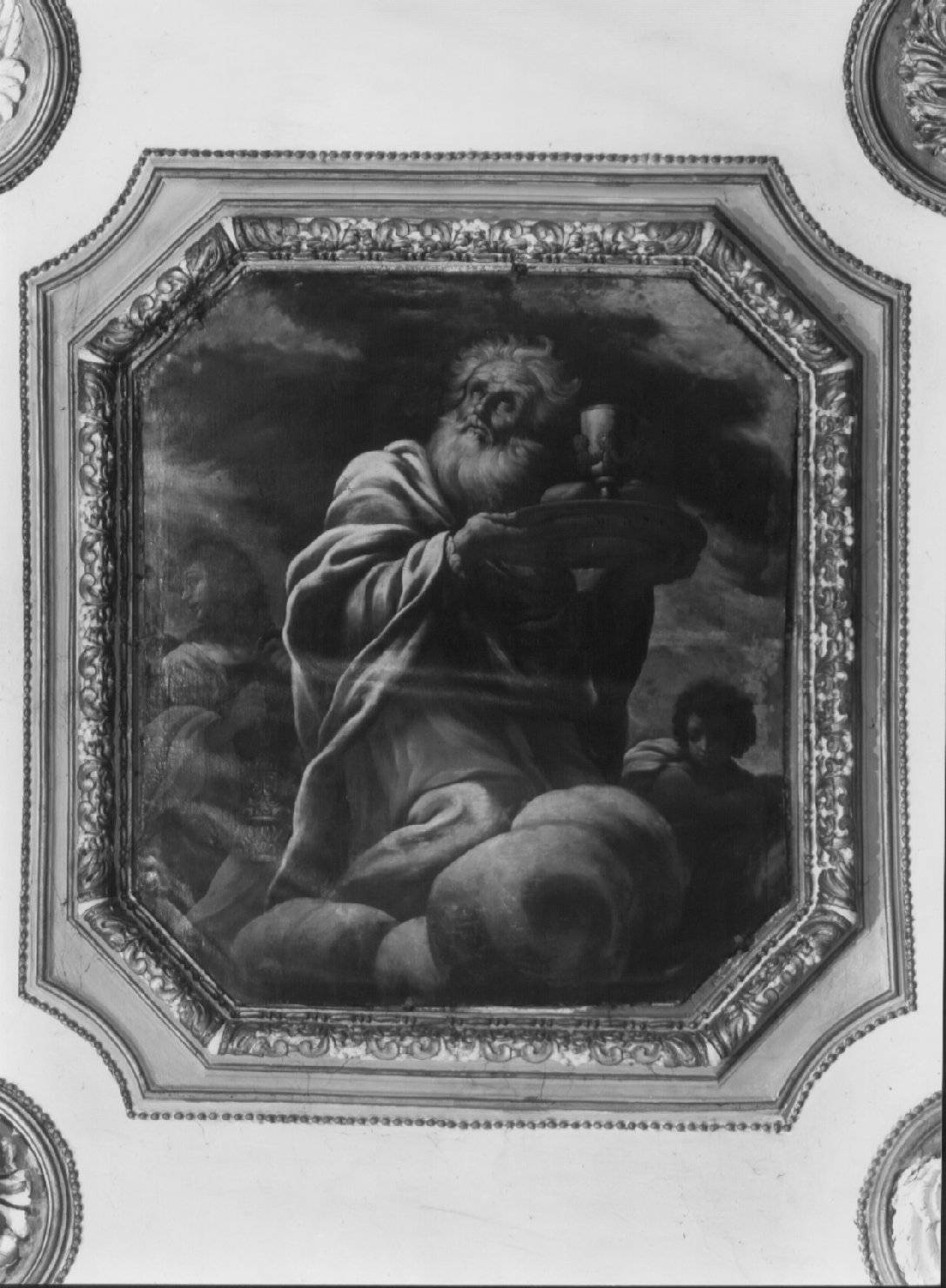 sacrificio di Melchisedek (dipinto, complesso decorativo) di Refini Francesco (attribuito), Fontana Giovanni da Foligno (attribuito) (ultimo quarto sec. XVII)