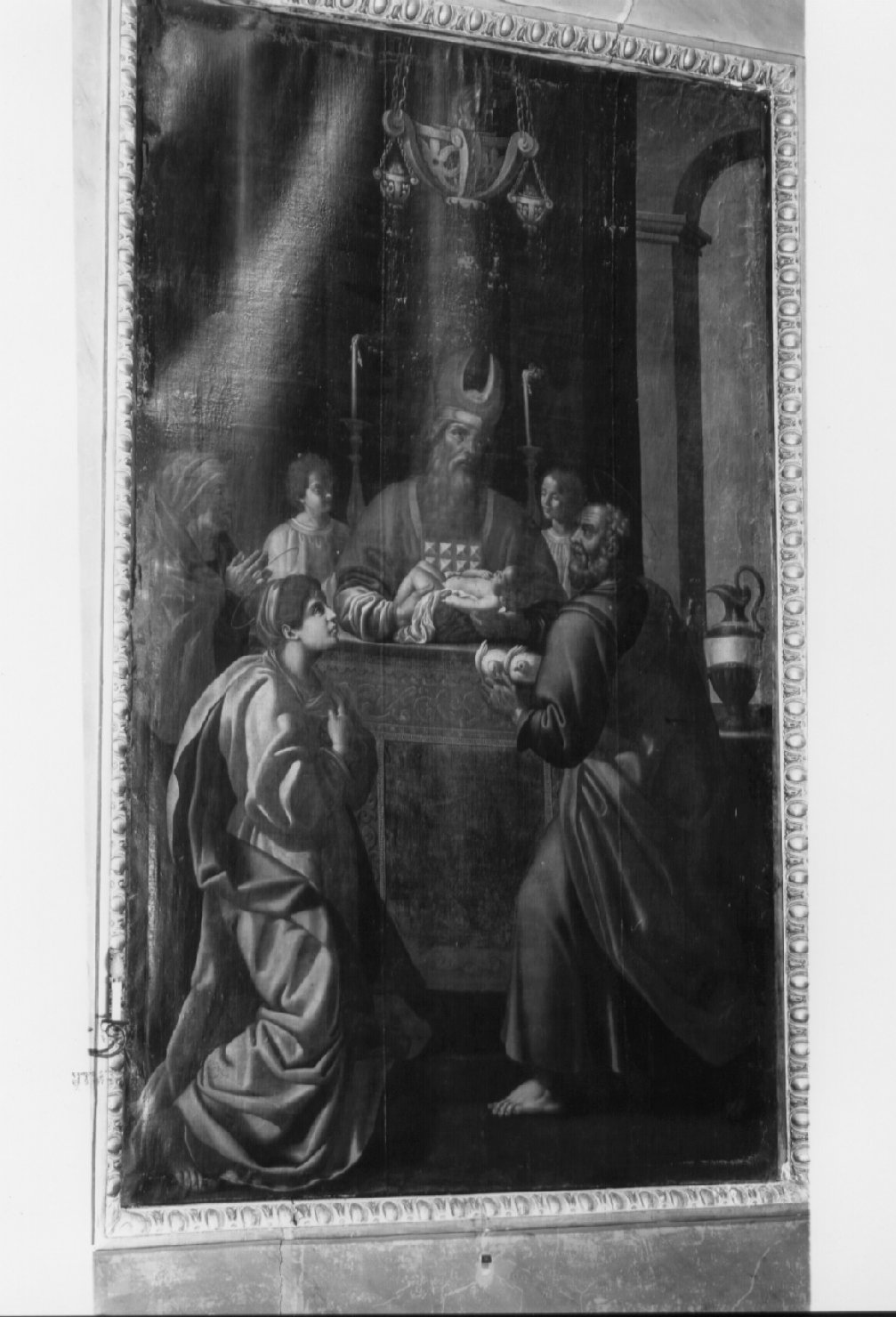 presentazione di Maria Vergine al tempio (dipinto, opera isolata) - ambito umbro-laziale (secondo quarto sec. XVII)