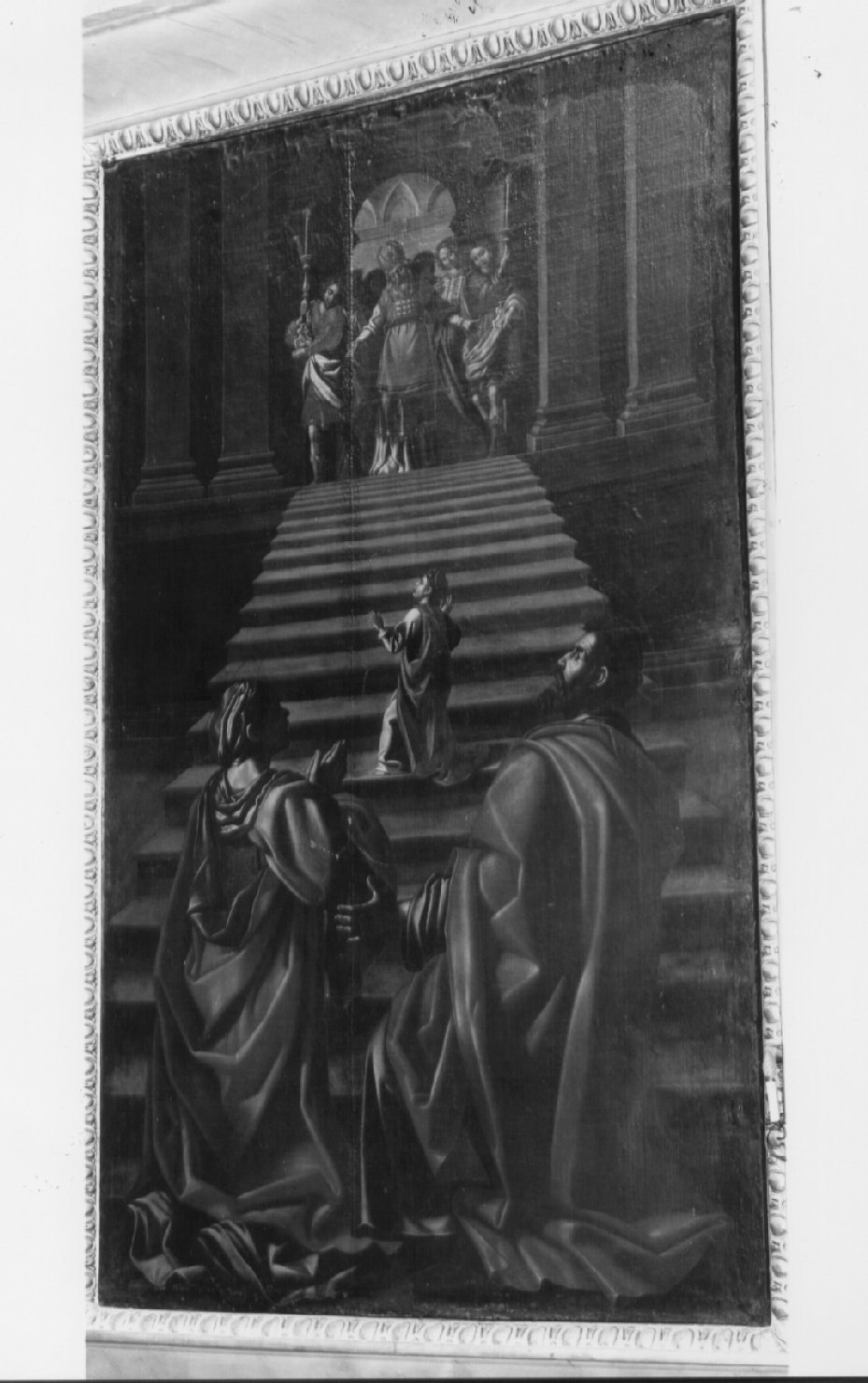presentazione di Maria Vergine al tempio (dipinto, opera isolata) - ambito umbro-laziale (secondo quarto sec. XVII)
