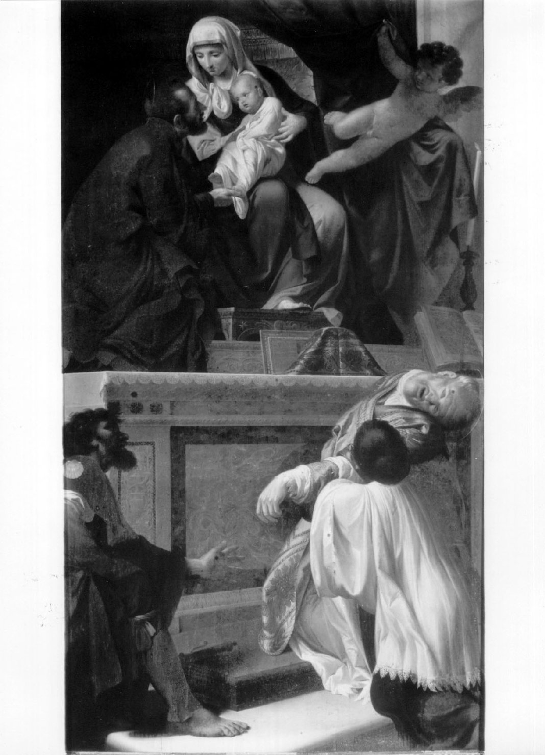 morte di Sant'Andrea Avellino (dipinto, opera isolata) di Nocchi Bernardino (attribuito) (sec. XVIII)
