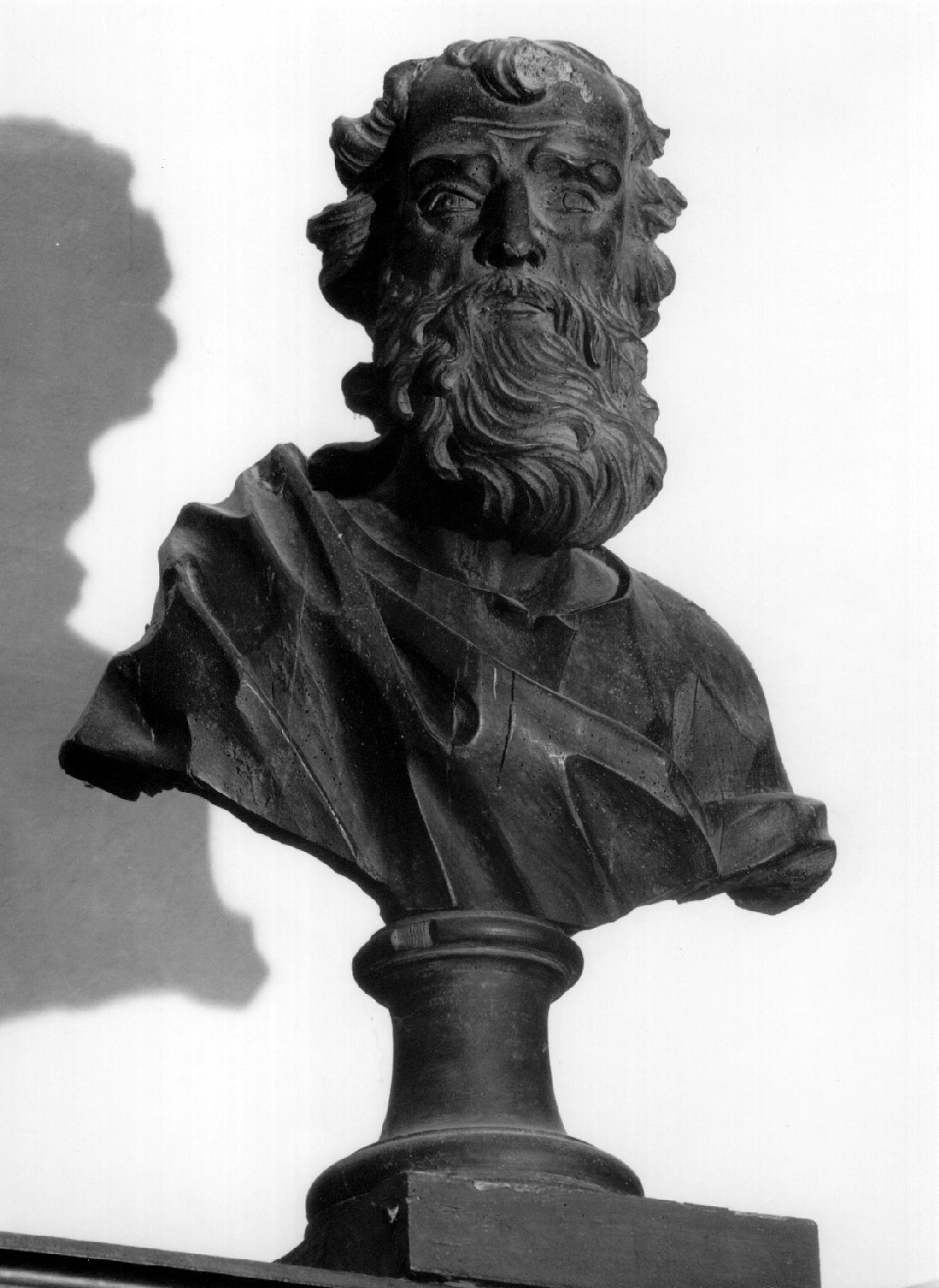 San Paolo (statua, opera isolata) di Refini Francesco (attribuito) (metà sec. XVII)
