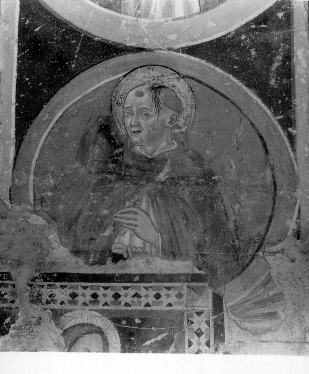 San Pietro martire (dipinto, complesso decorativo) di Teodoro da Spoleto (attribuito) (sec. XV)
