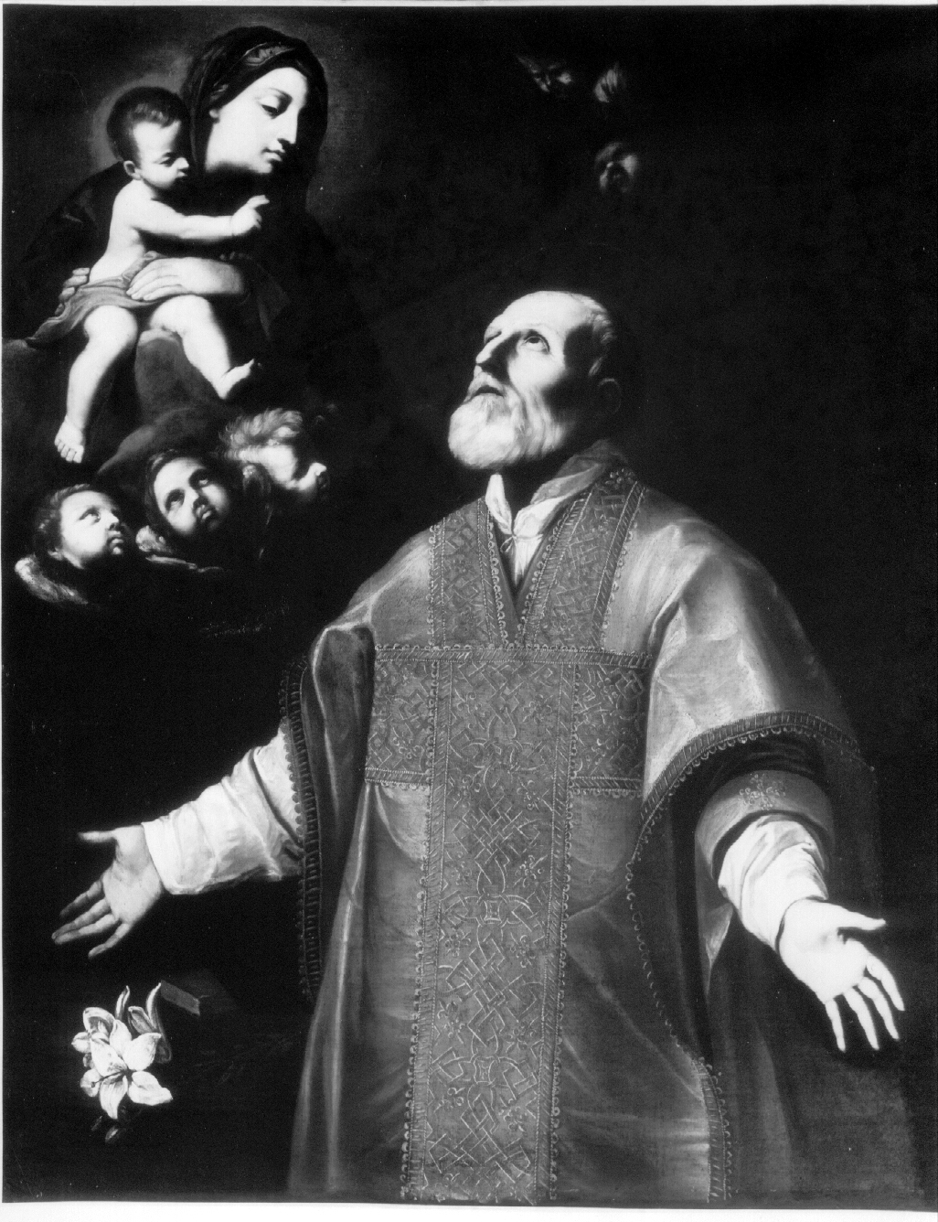 San Filippo Neri (dipinto, opera isolata) - ambito umbro-laziale (seconda metà sec. XVII)