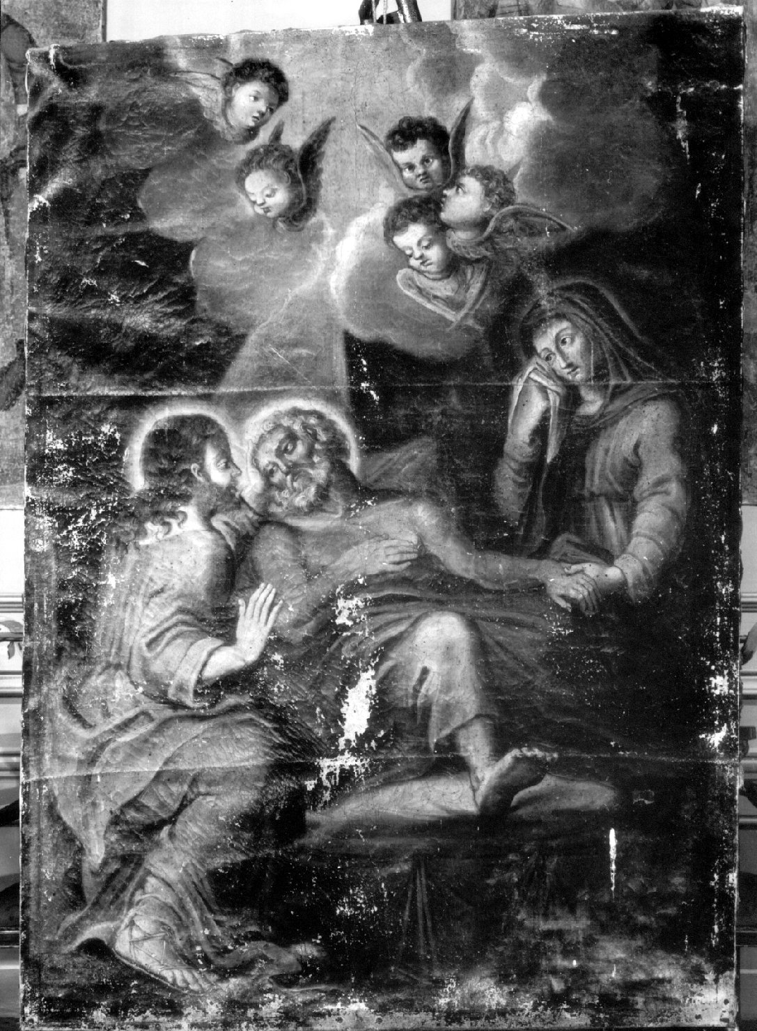morte di San Giuseppe (dipinto, opera isolata) - ambito umbro-laziale (inizio sec. XVIII)