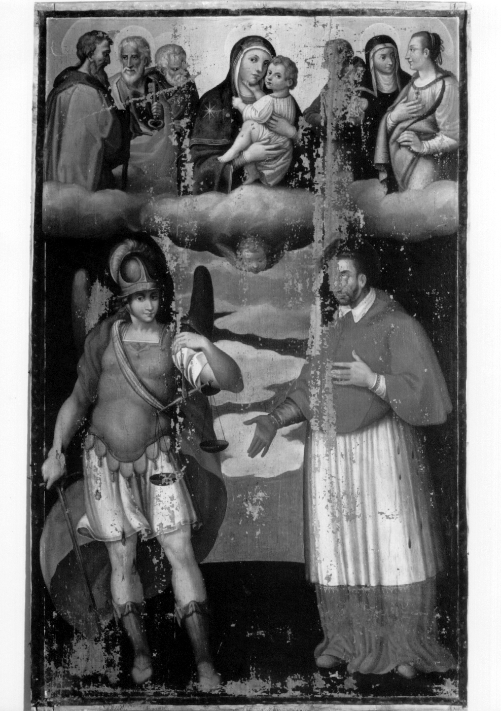 Madonna con Bambino e Santi (dipinto, opera isolata) - ambito umbro (fine sec. XVI)