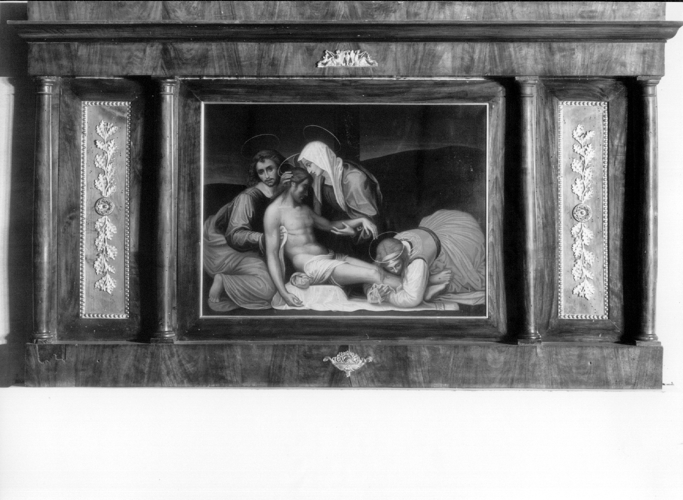 compianto sul Cristo morto (dipinto, opera isolata) - ambito Italia centrale (prima metà sec. XIX)