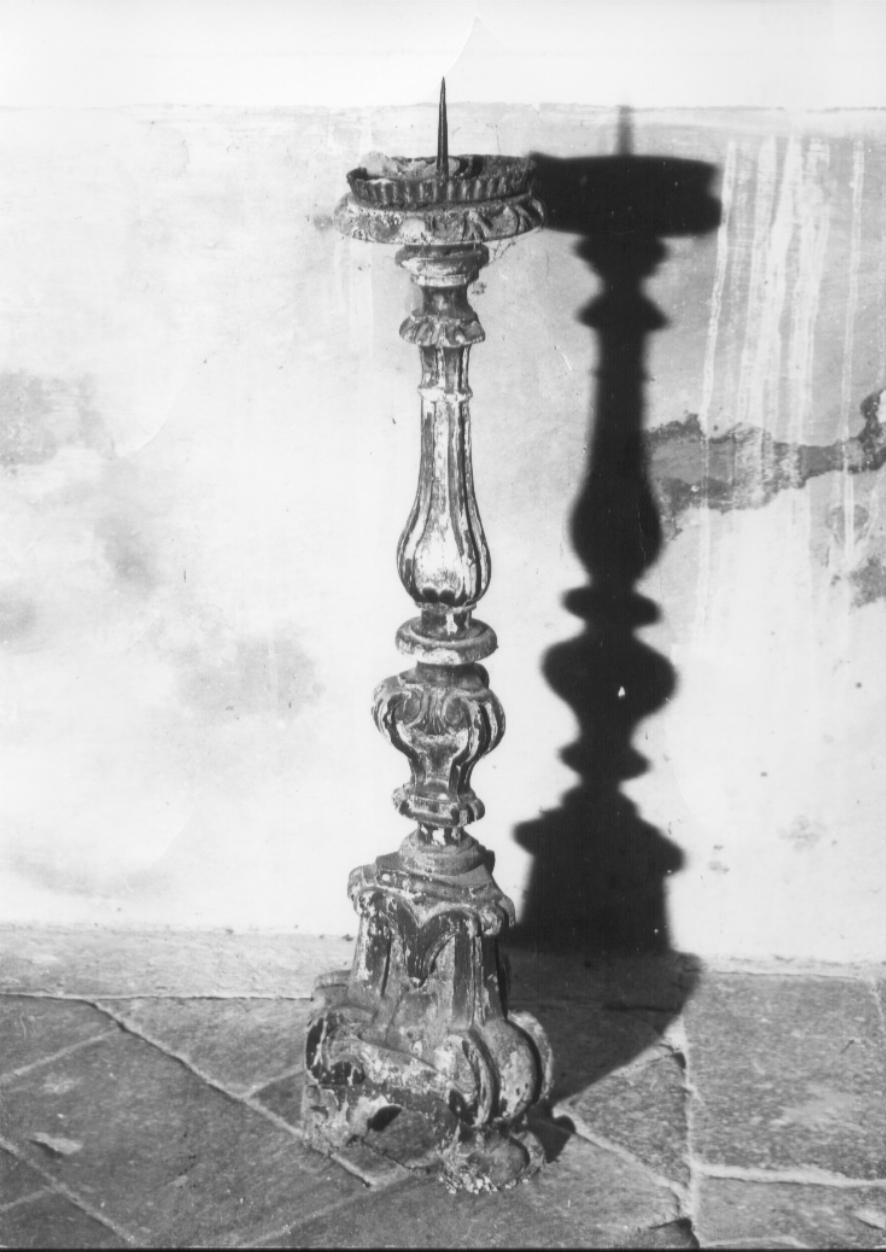 candelabro, serie - bottega Italia centrale (prima metà sec. XVIII)