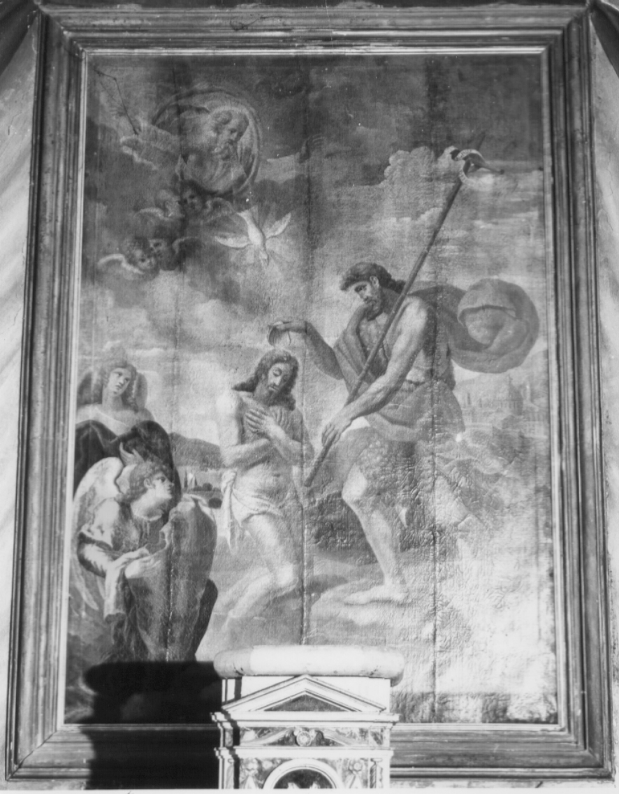 battesimo di Cristo (dipinto, opera isolata) - ambito Italia centrale (prima metà sec. XVII)
