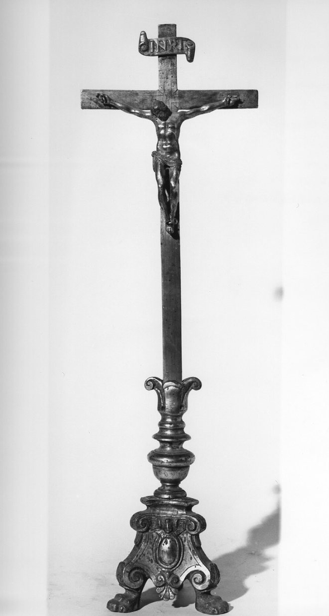 croce d'altare, opera isolata - bottega umbra (sec. XVIII)