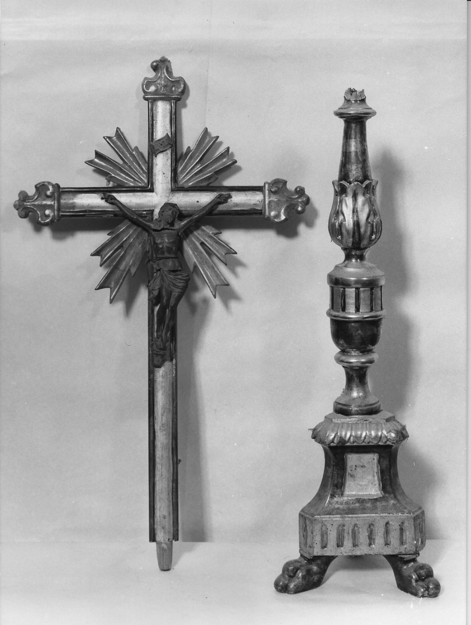 croce d'altare, opera isolata - bottega umbra (seconda metà sec. XVIII)