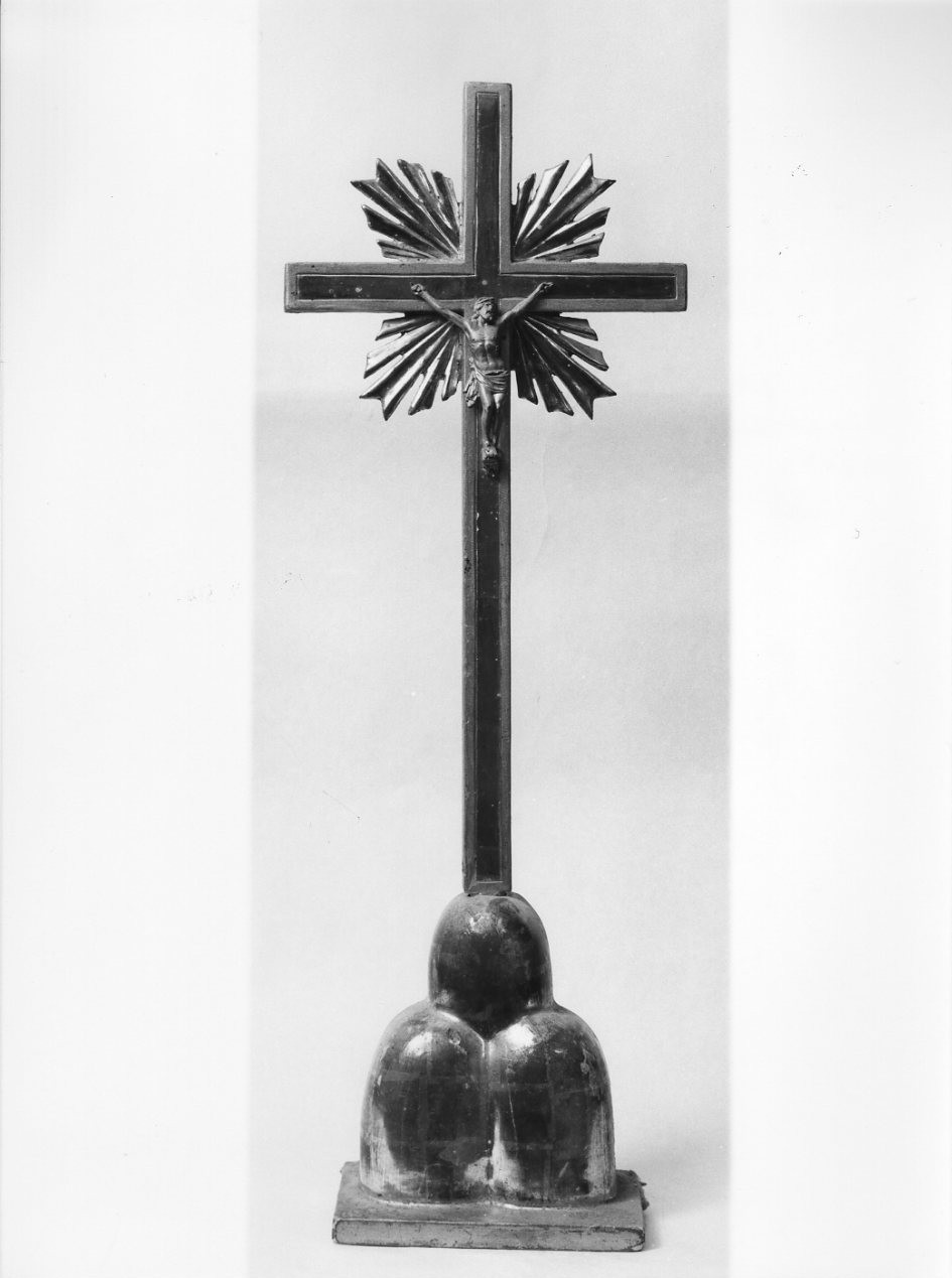 croce da tavolo, opera isolata - bottega umbra (seconda metà sec. XVIII)