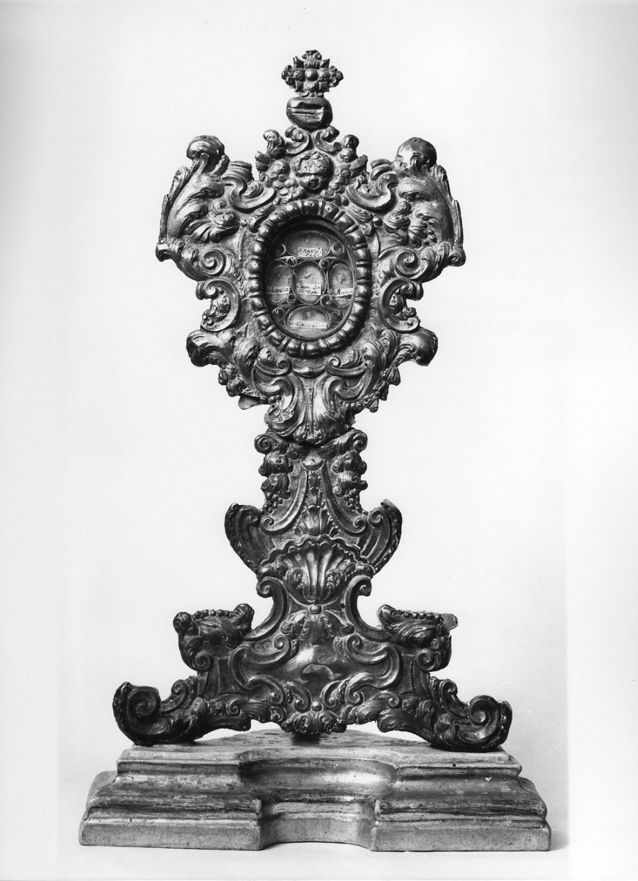 reliquiario - a ostensorio, opera isolata - bottega umbra (metà sec. XVIII)