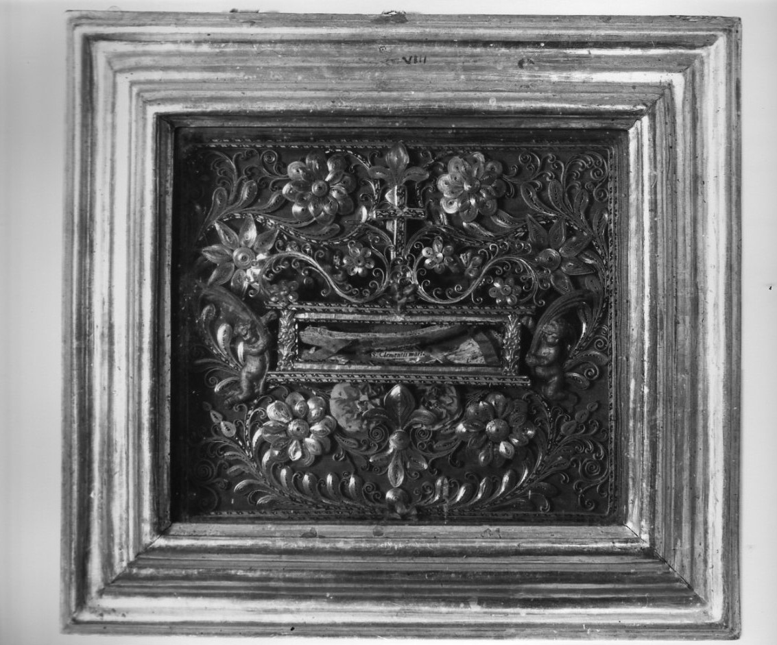 reliquiario - a tabella, opera isolata - bottega umbra (sec. XVII)