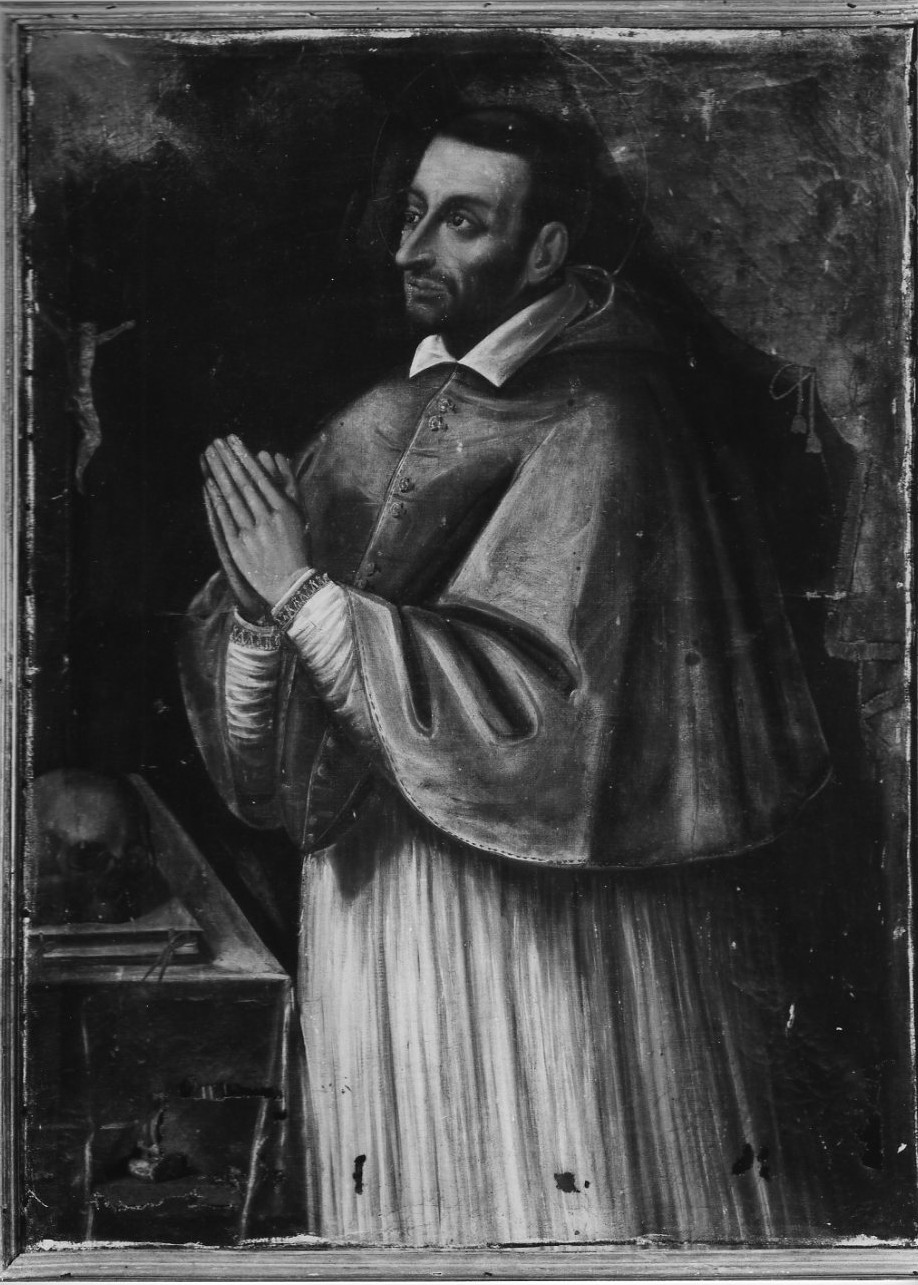 San Carlo Borromeo (dipinto, opera isolata) - ambito Italia centrale (sec. XVII)