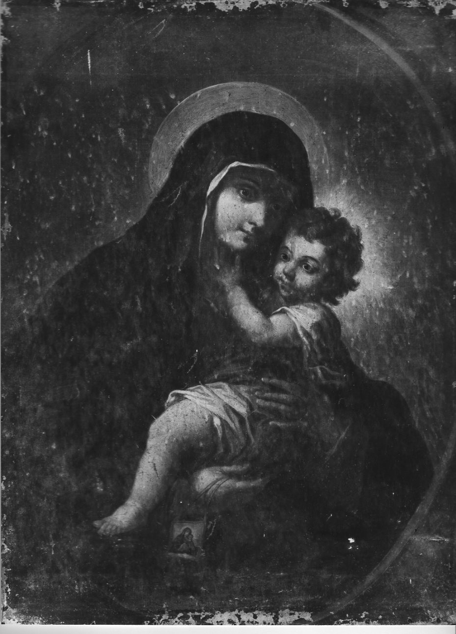 Madonna con Bambino (dipinto, opera isolata) - ambito Italia centrale (sec. XVII)