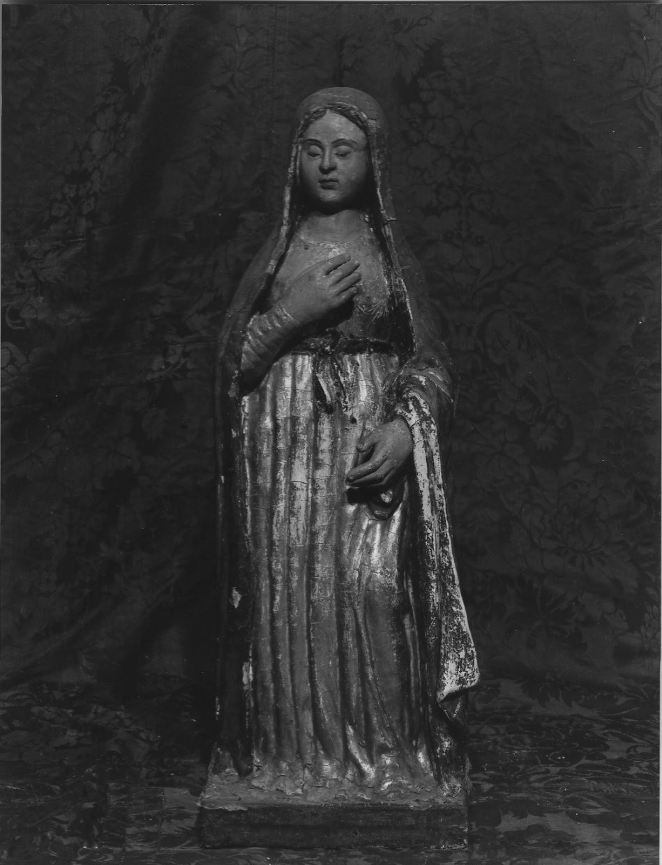 Madonna annunciata (scultura, opera isolata) - bottega umbra (sec. XVI)