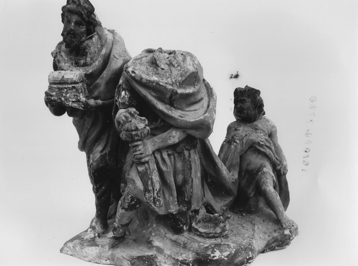 annuncio ai Re Magi (scultura, opera isolata) - bottega Italia centrale (sec. XVIII)