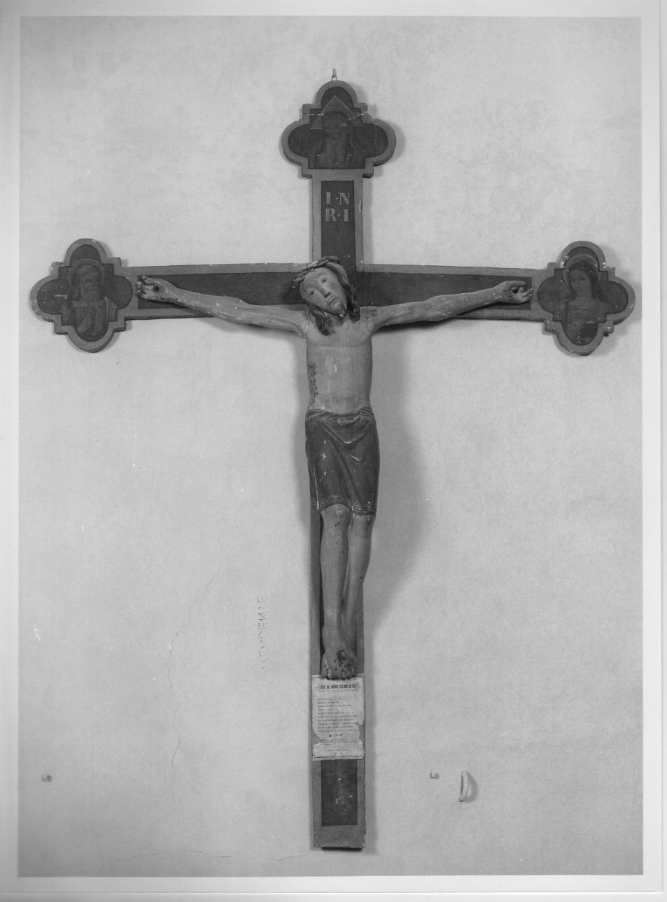 Cristo crocifisso (crocifisso, opera isolata) di Maestro della Madonna di Visso (attribuito) (prima metà sec. XIV)