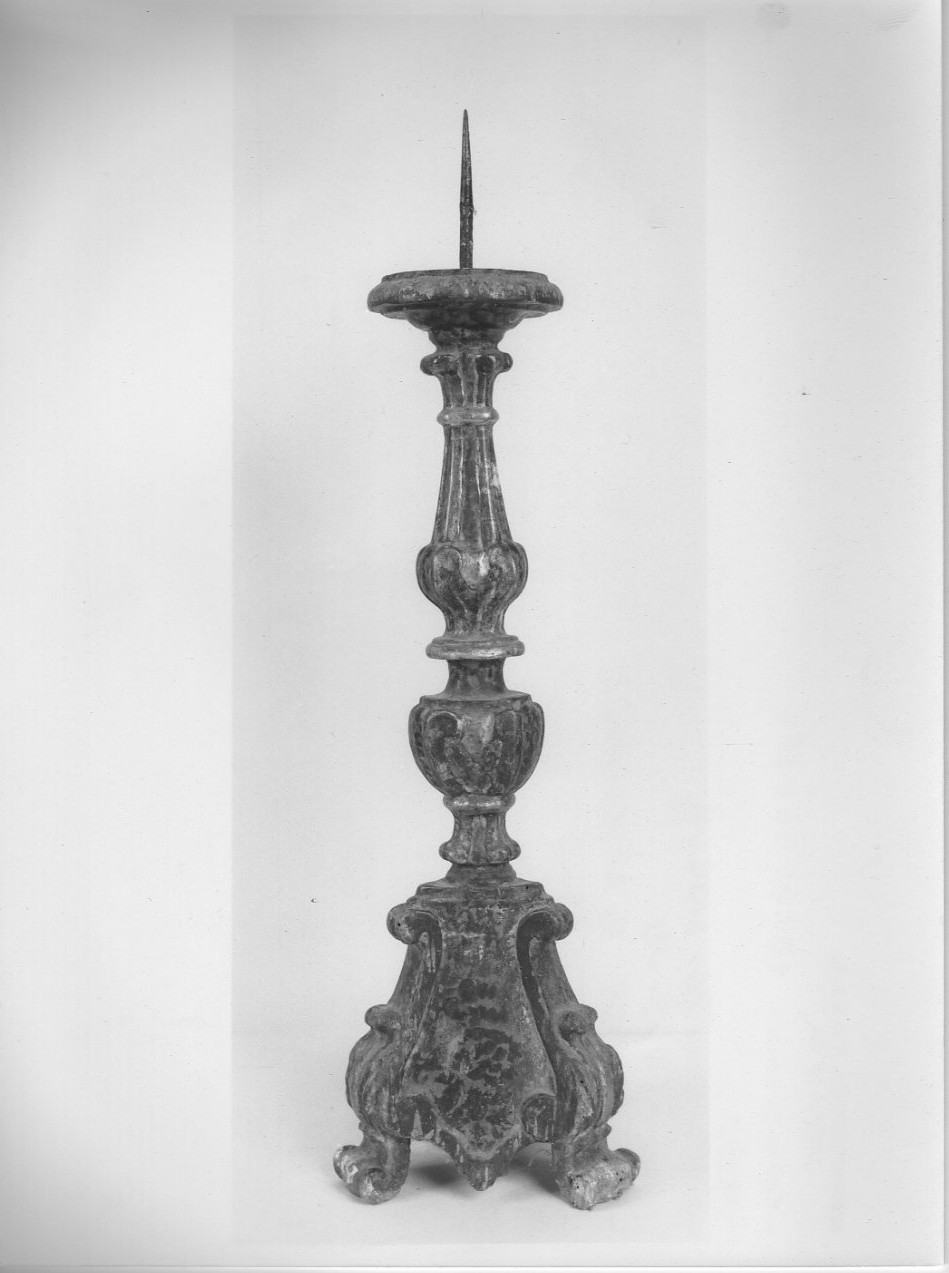 candeliere, serie - bottega umbra (sec. XVII)