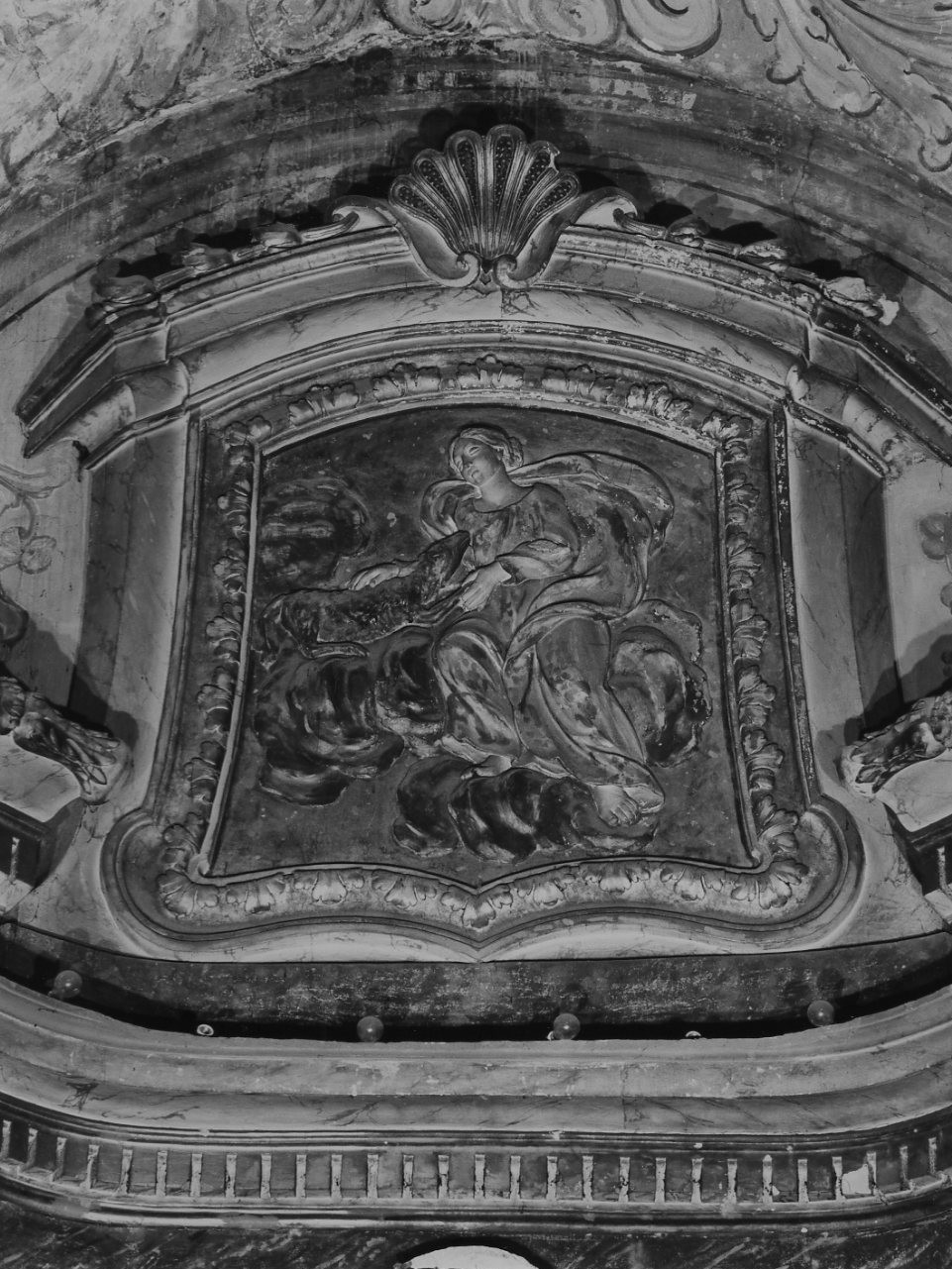 Madonna Assunta (rilievo, elemento d'insieme) di Chiesa Michele (sec. XVIII)