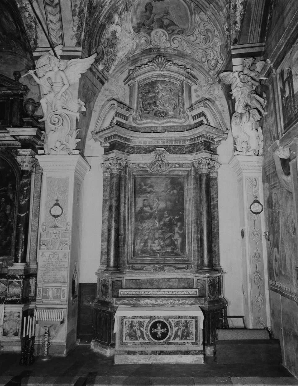 mostra d'altare, elemento d'insieme di Chiesa Michele (e aiuti) (sec. XVIII)