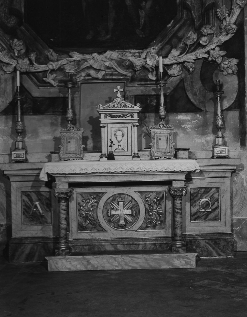 tabernacolo, elemento d'insieme - bottega Italia centrale (sec. XVIII)