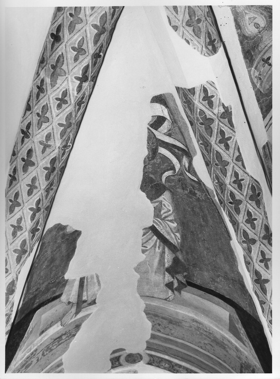Cristo risorto (dipinto, frammento) di Alberti Antonio detto Antonio da Ferrara (sec. XV)