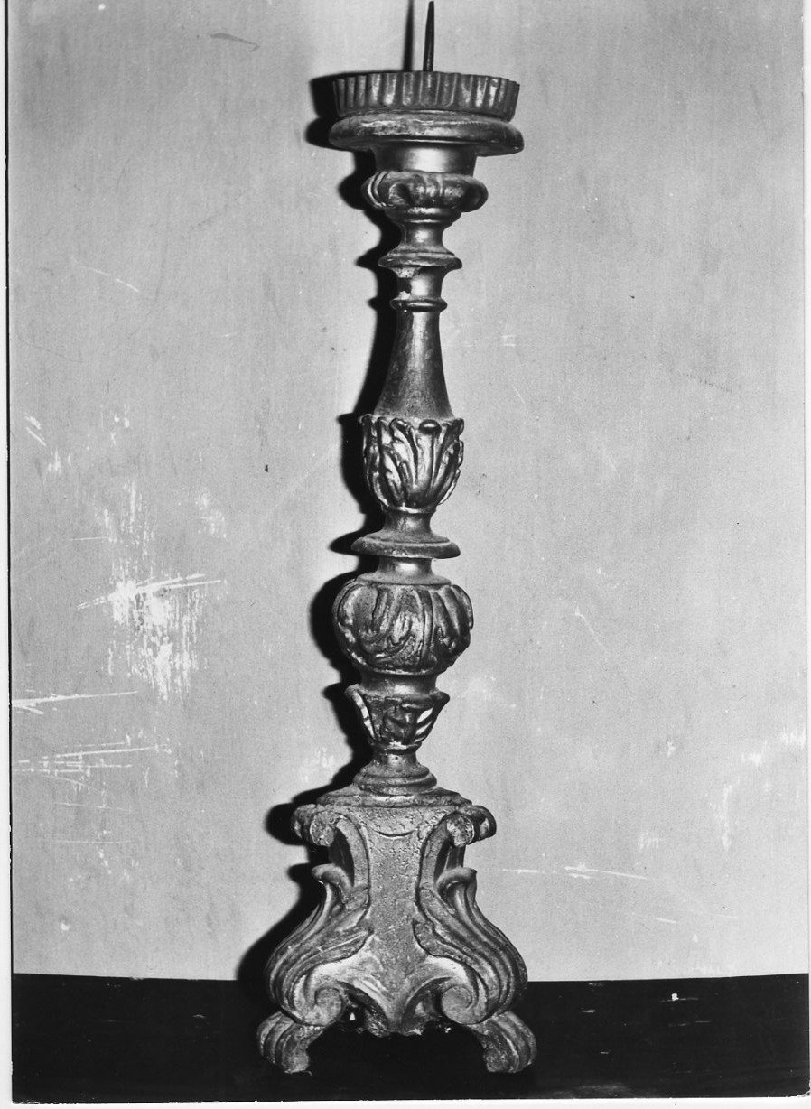 candeliere, insieme - bottega umbra (sec. XVII)