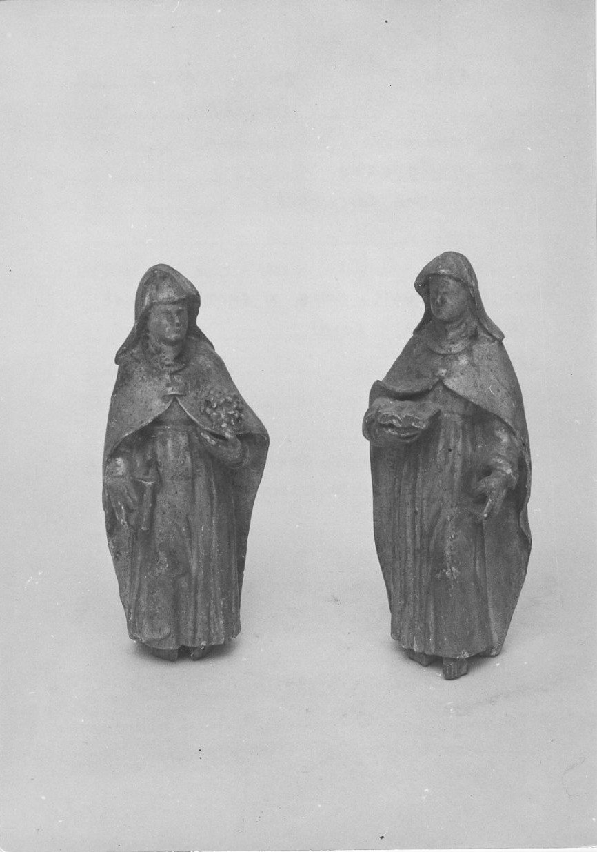 Santa Rita da Cascia (scultura, coppia) - bottega umbra (sec. XVII)