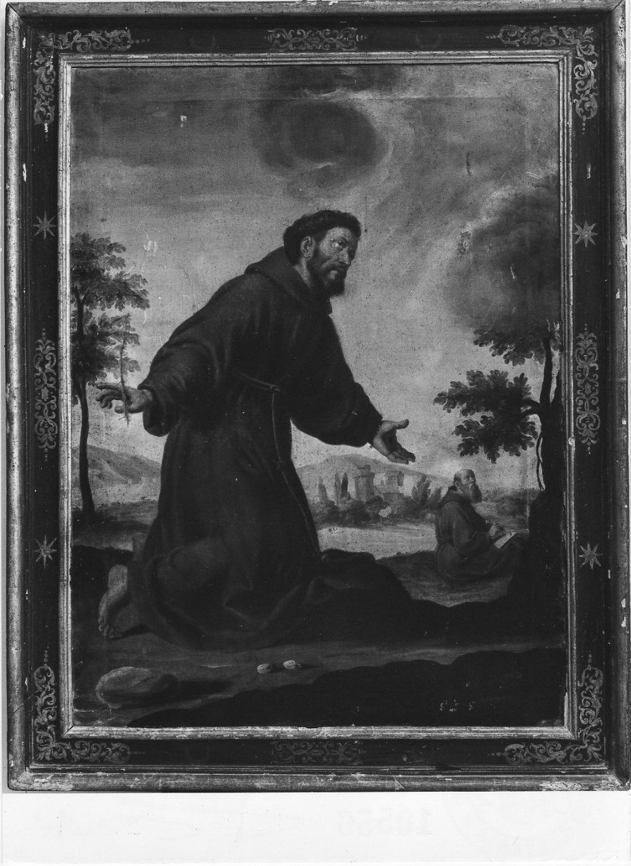 estasi di San Francesco d'Assisi (dipinto, opera isolata) - ambito Italia centrale (seconda metà sec. XVII)