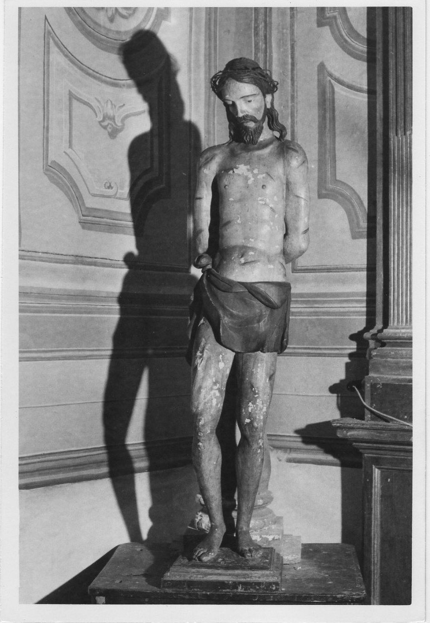 Cristo flagellato (scultura, opera isolata) - bottega umbra (sec. XVI)