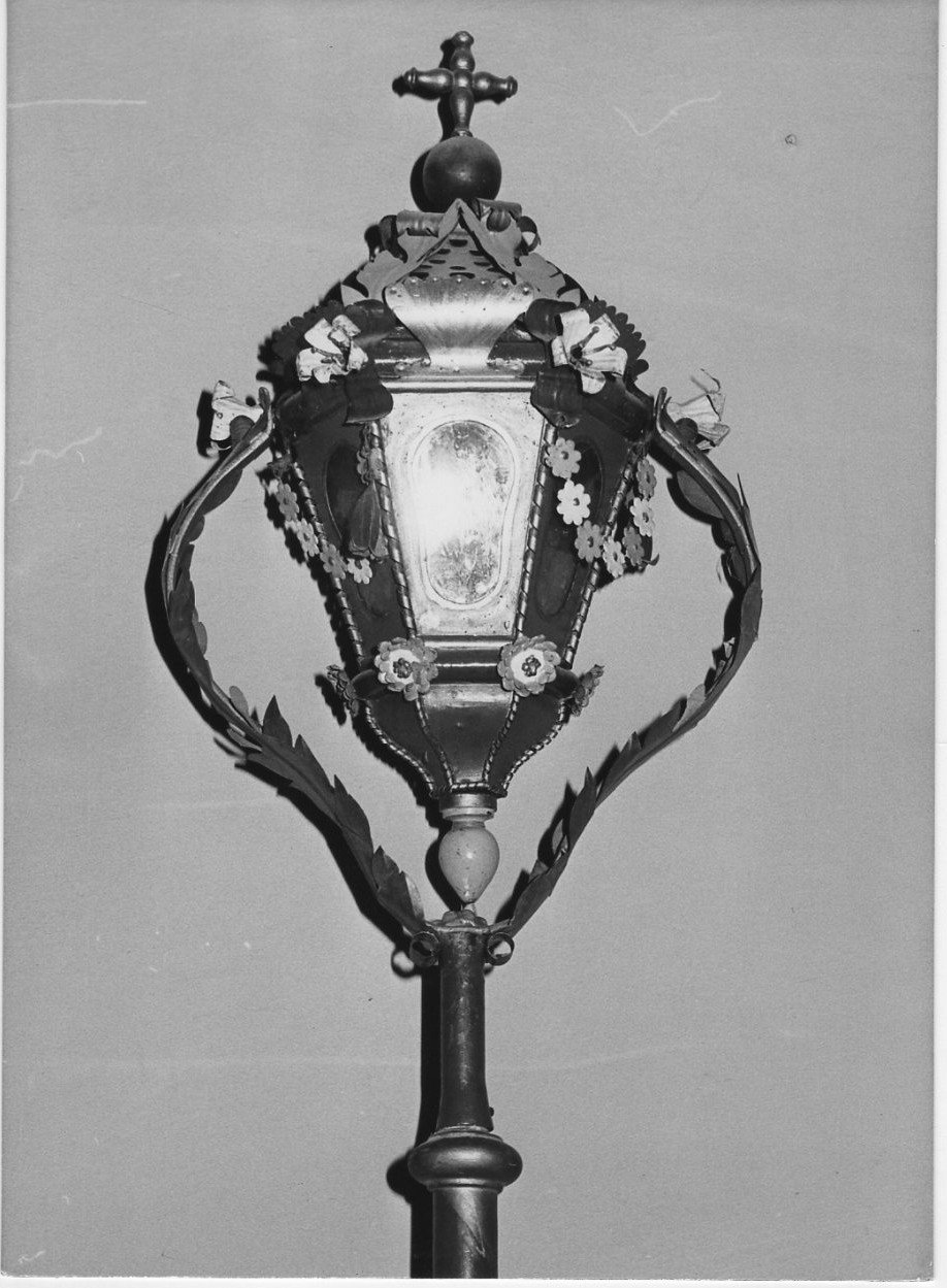 lanterna processionale, coppia - bottega umbra (sec. XIX)