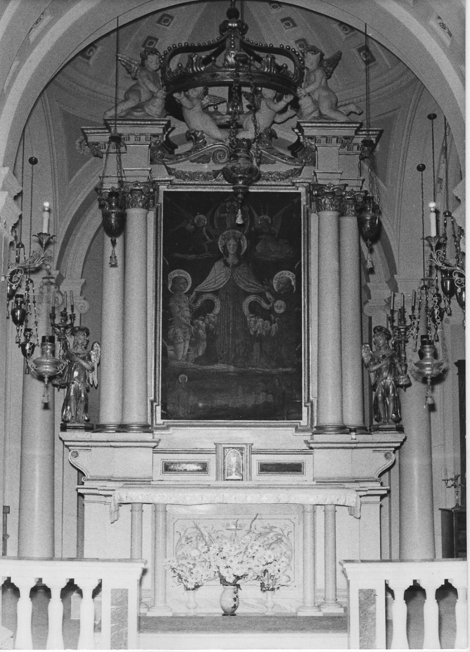 mostra d'altare, elemento d'insieme - bottega italiana (sec. XVIII)