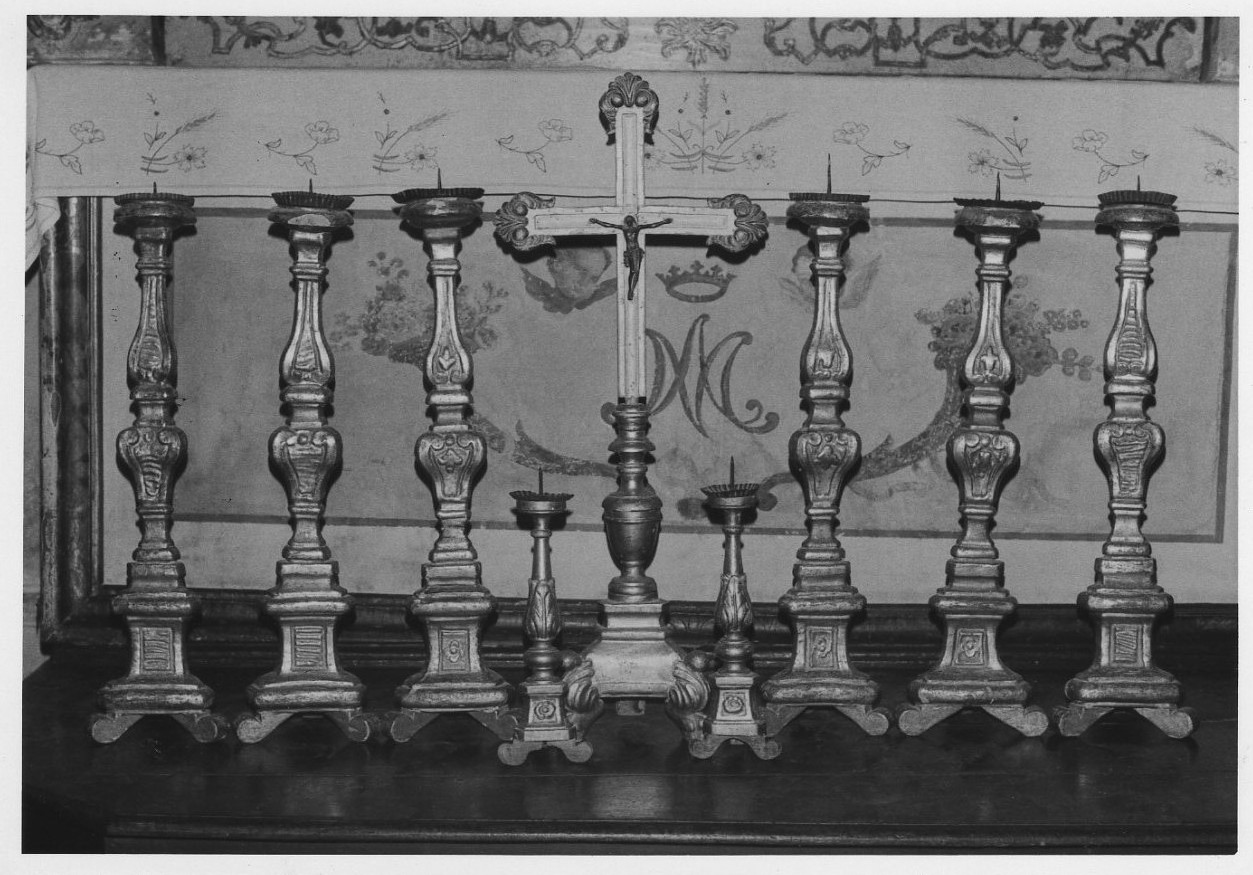 candeliere, paio - bottega italiana (sec. XVIII)