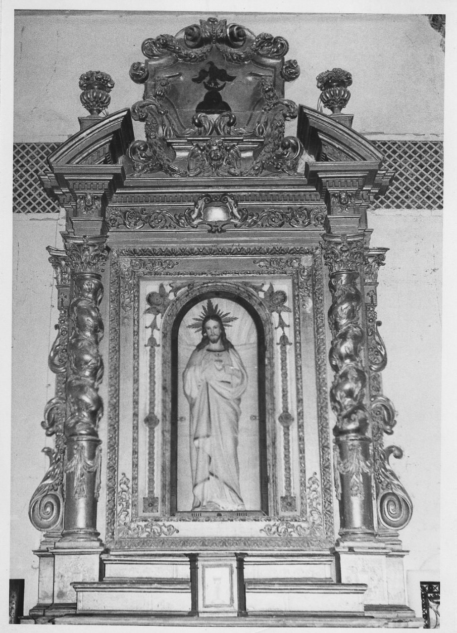 mostra d'altare, elemento d'insieme - bottega italiana (secc. XVII/ XVIII)