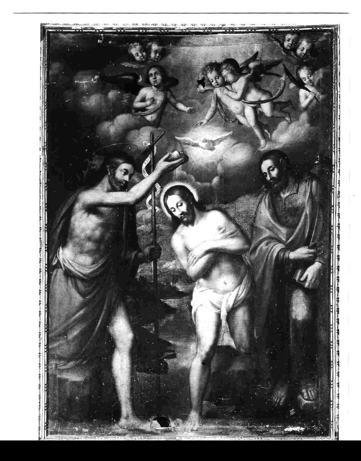 battesimo di Cristo (dipinto, elemento d'insieme) - ambito Italia centrale (prima metà sec. XVII)