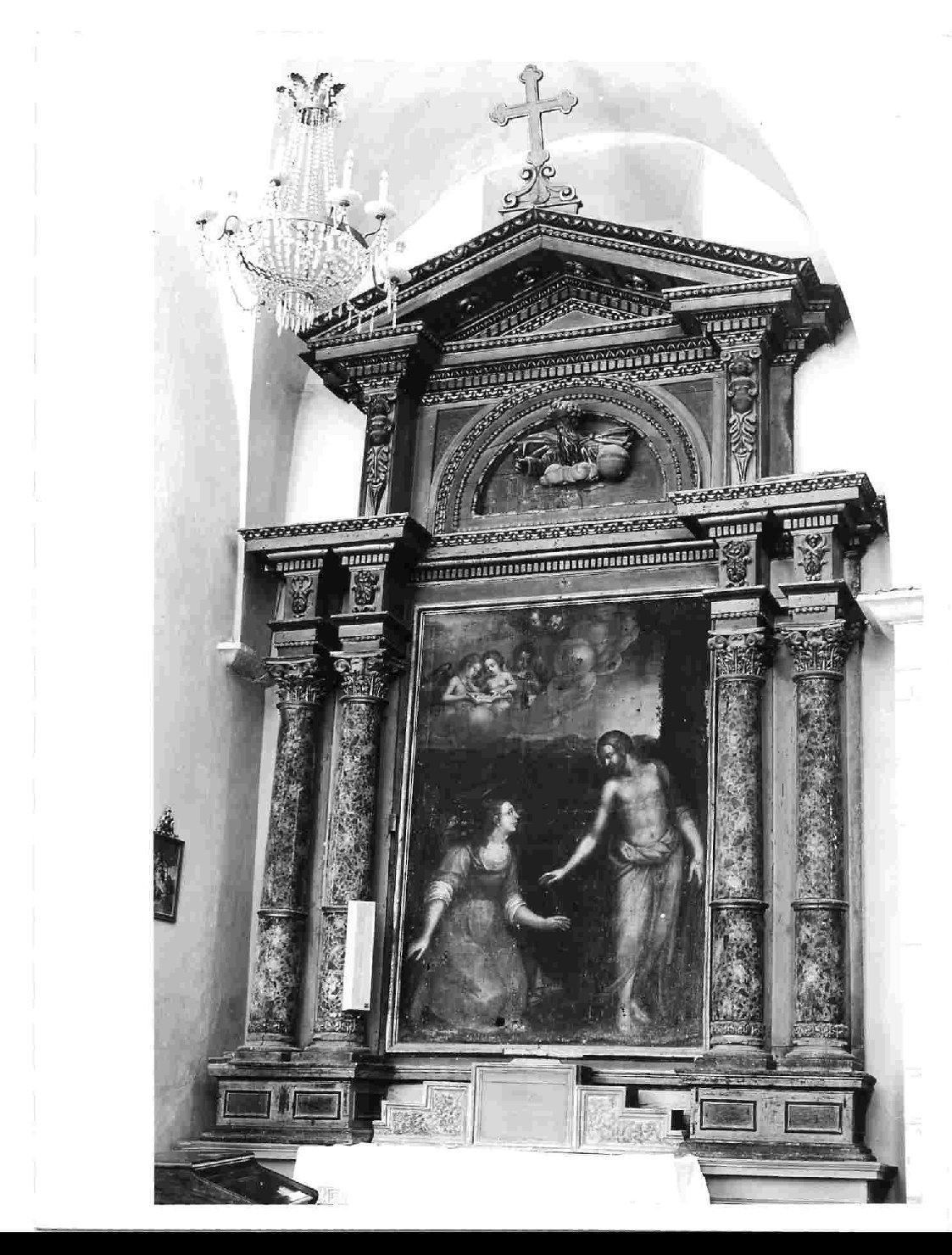 altare, elemento d'insieme - bottega Italia centrale (prima metà sec. XVII)