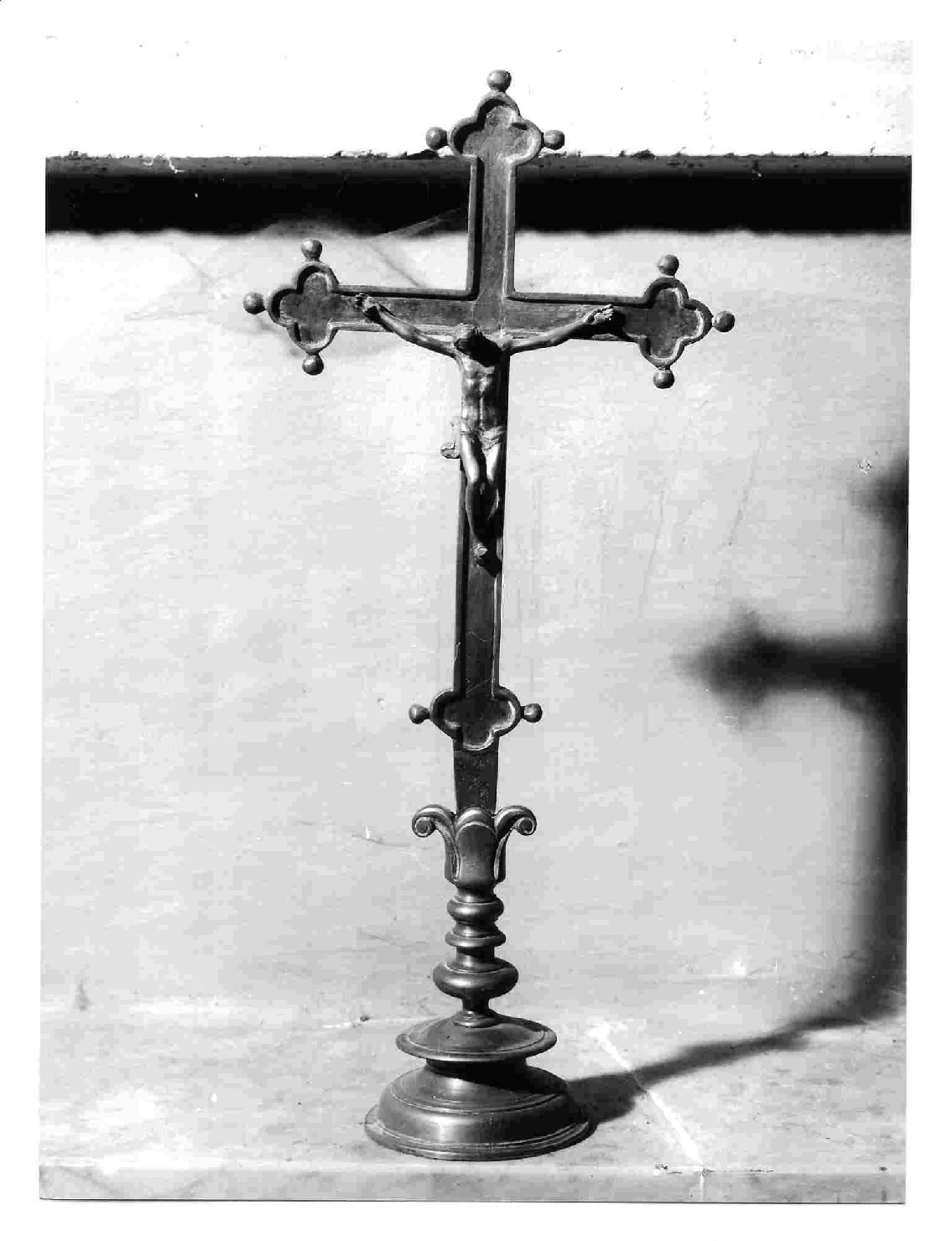 croce d'altare, opera isolata - bottega umbra (sec. XVII)
