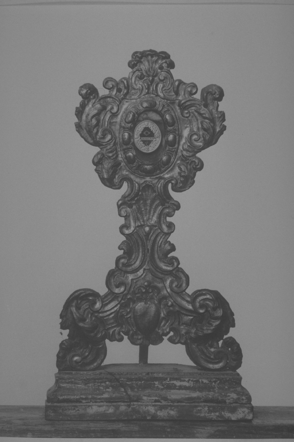 reliquiario - a ostensorio, opera isolata - bottega umbra (sec. XVIII)