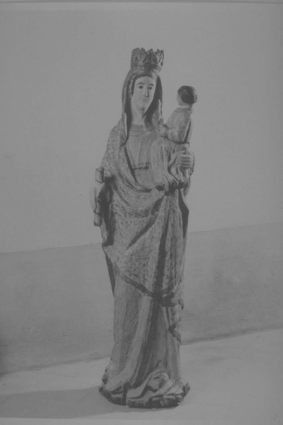 S.Anna e la Vergine Maria (statua, opera isolata) - bottega Italia centro-settentrionale (prima metà sec. XV)