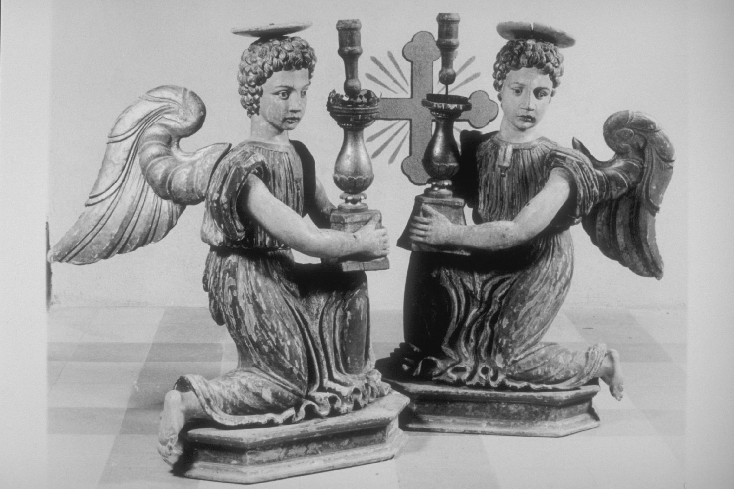 candelabro - a statua, coppia - bottega umbra (seconda metà sec. XVI)