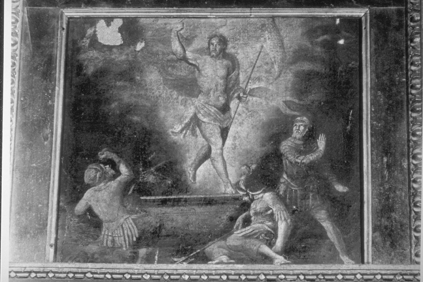 resurrezione di Cristo (dipinto, elemento d'insieme) - ambito umbro (seconda metà sec. XVII)