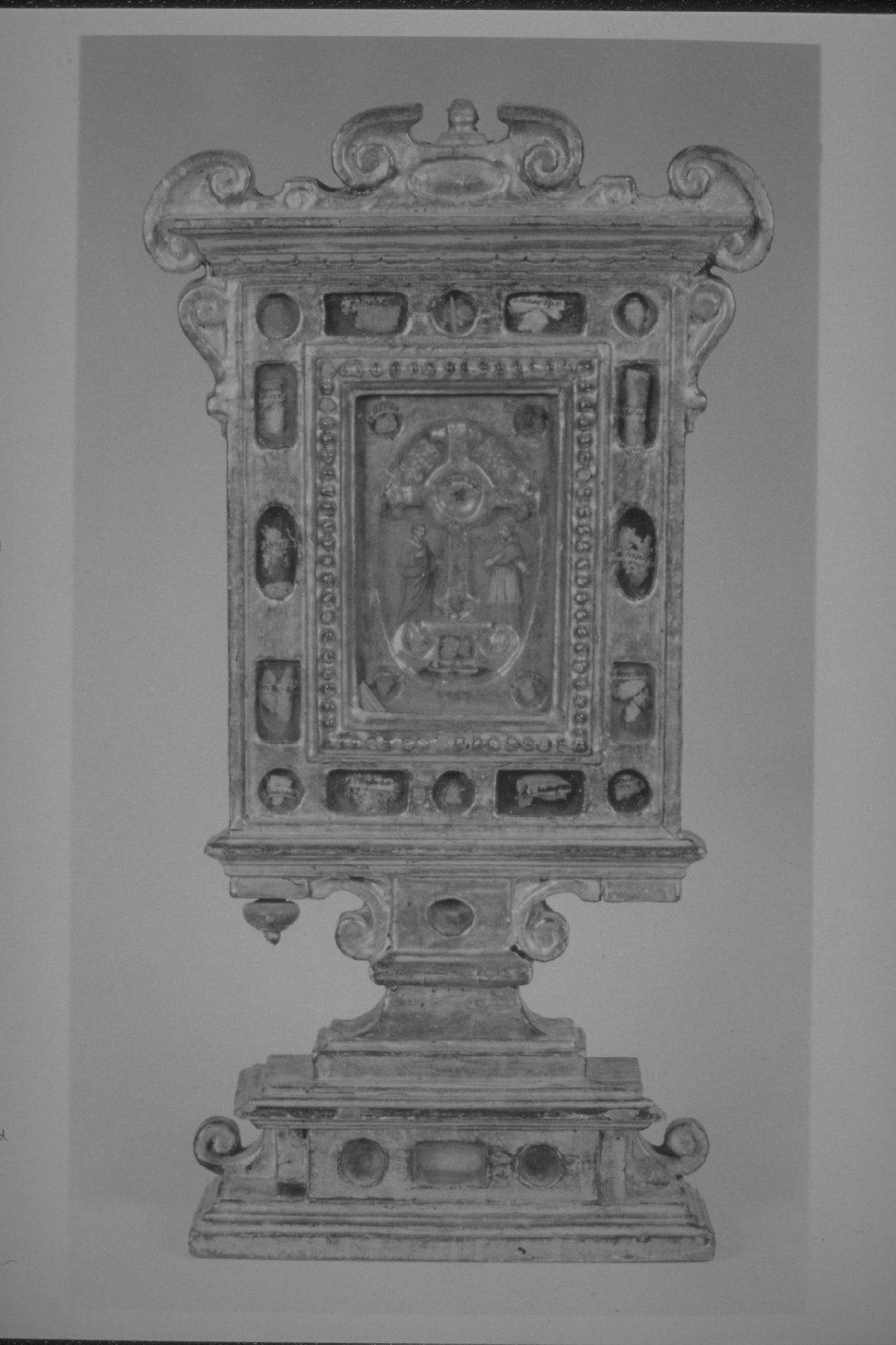 reliquiario - a tabella, opera isolata - bottega umbra (sec. XVII)