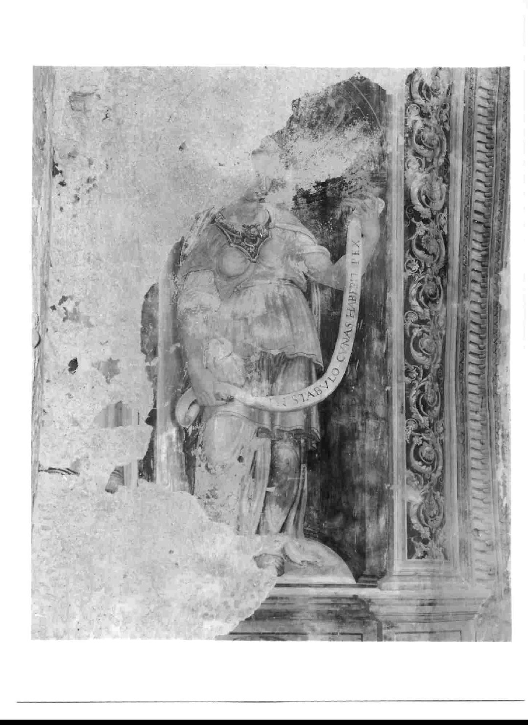 Sibilla (dipinto, frammento) di Angelucci Gaspare di Domenico (cerchia), Carducci Agostino (cerchia) (sec. XVI)
