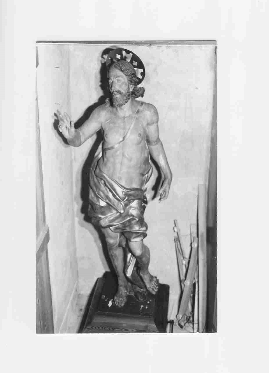 Cristo risorto (statua, opera isolata) - bottega Italia centrale (sec. XVIII)