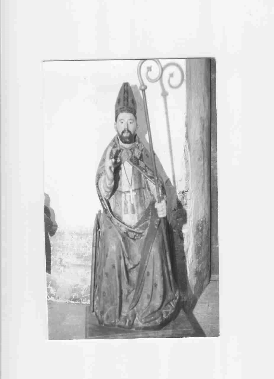 vescovo (statua, opera isolata) - bottega Italia centrale (sec. XVI)