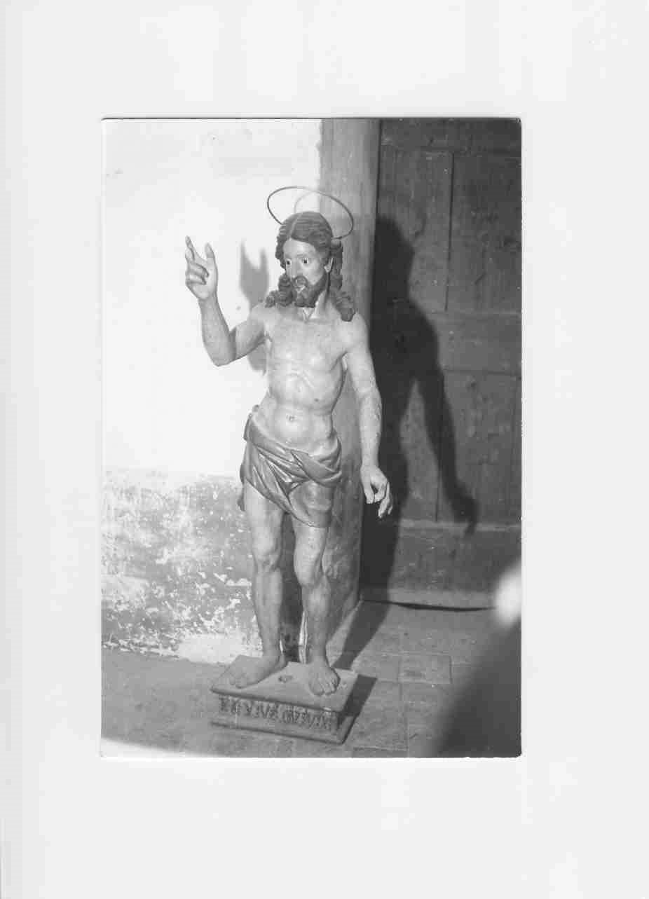 Cristo risorto (statua, opera isolata) - bottega Italia centrale (seconda metà sec. XVI)