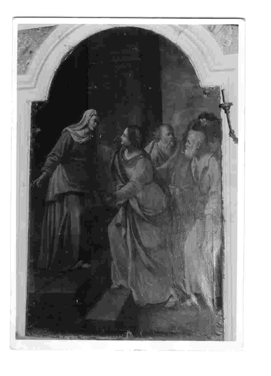 visitazione (dipinto, opera isolata) - ambito Italia centrale (sec. XVII)