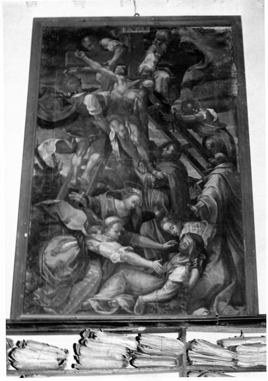 deposizione di Cristo dalla croce (dipinto, opera isolata) - ambito umbro (sec. XVII)